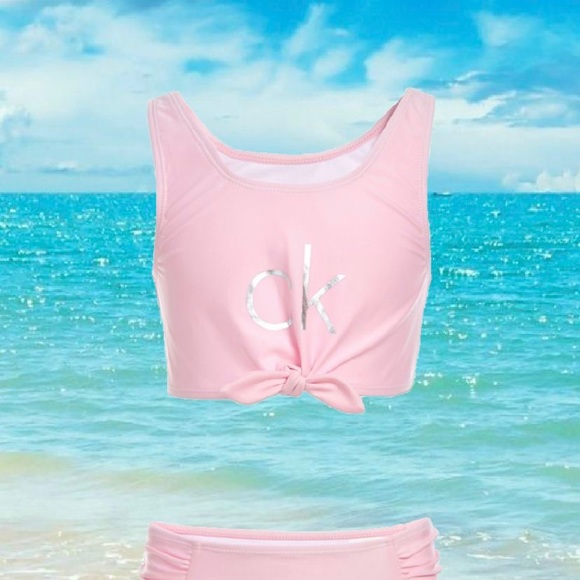 🌸NWT CALVIN KLEIN SWIMSUIT GIRLS 12/14 Lg🌸 - Picture 11 of 12